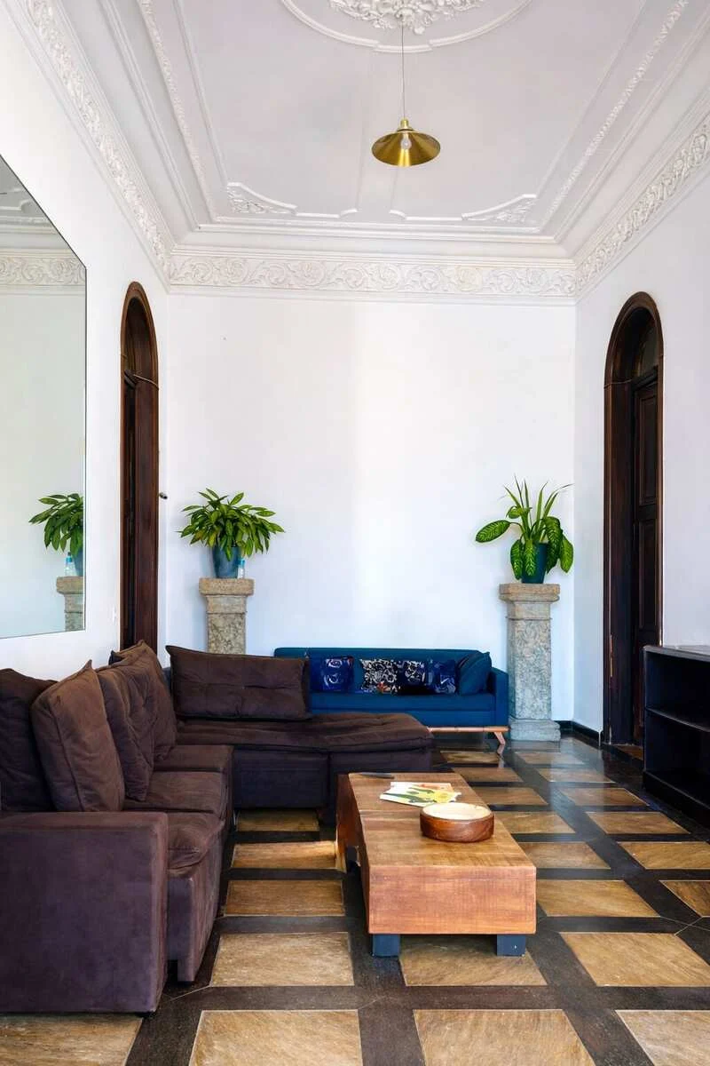 The castle’s grand lounges