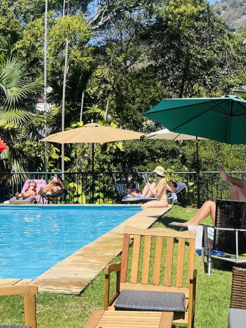 Sunshine by the pool