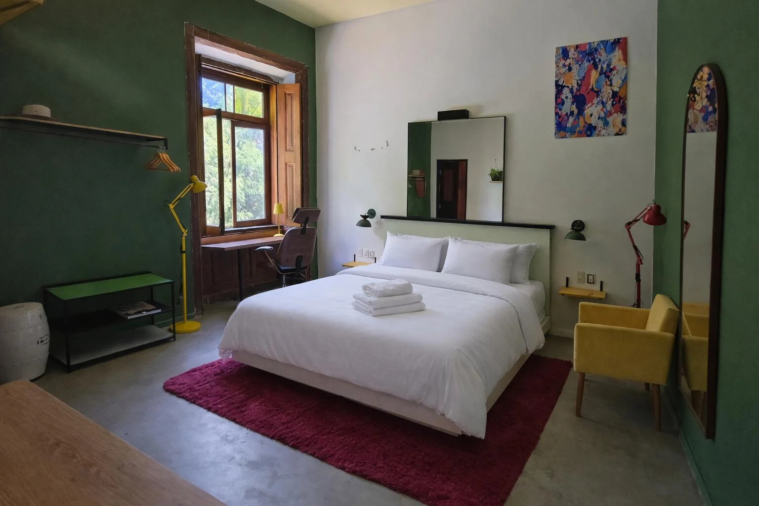 A private room at the Casa