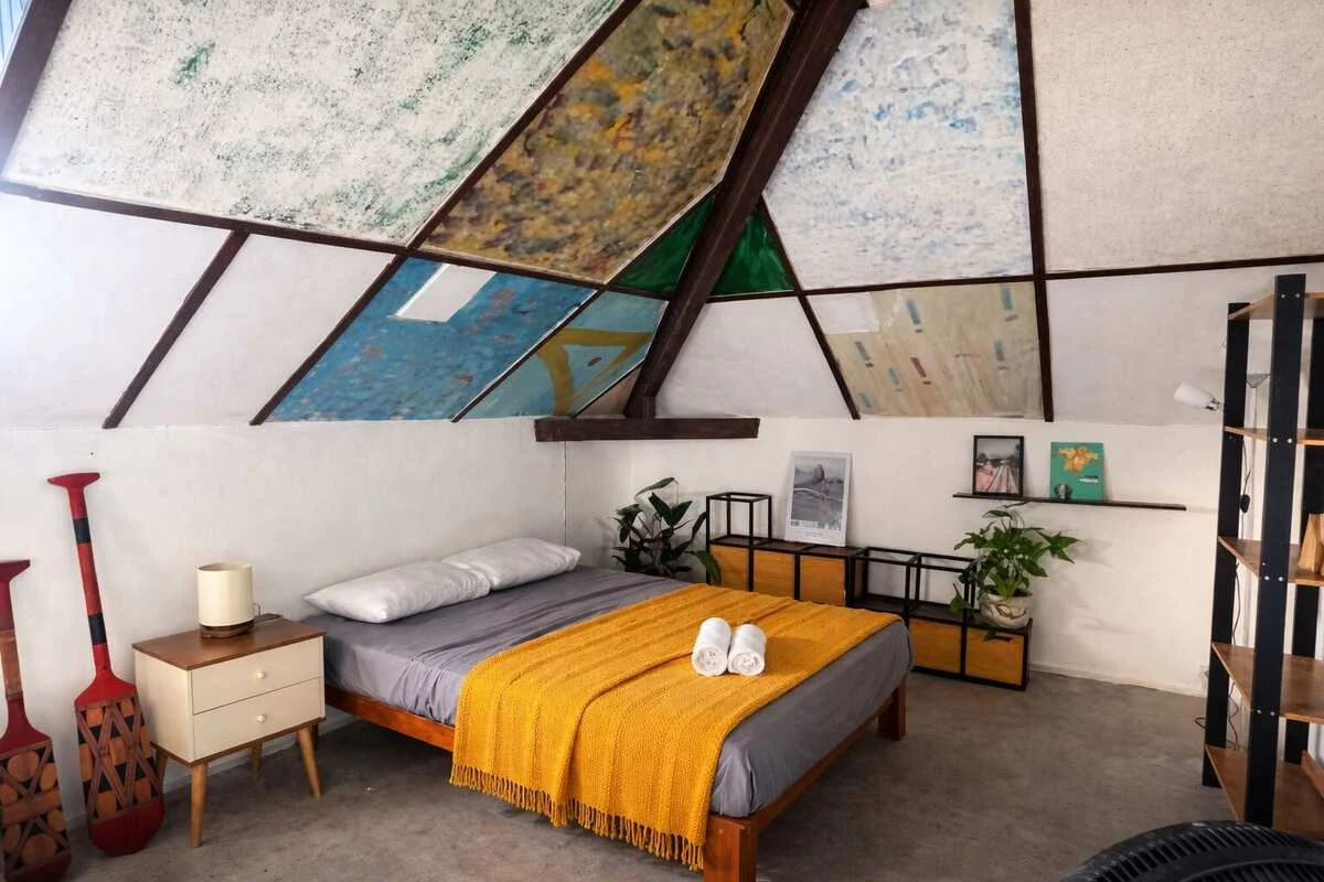 A private room beneath the castle roof